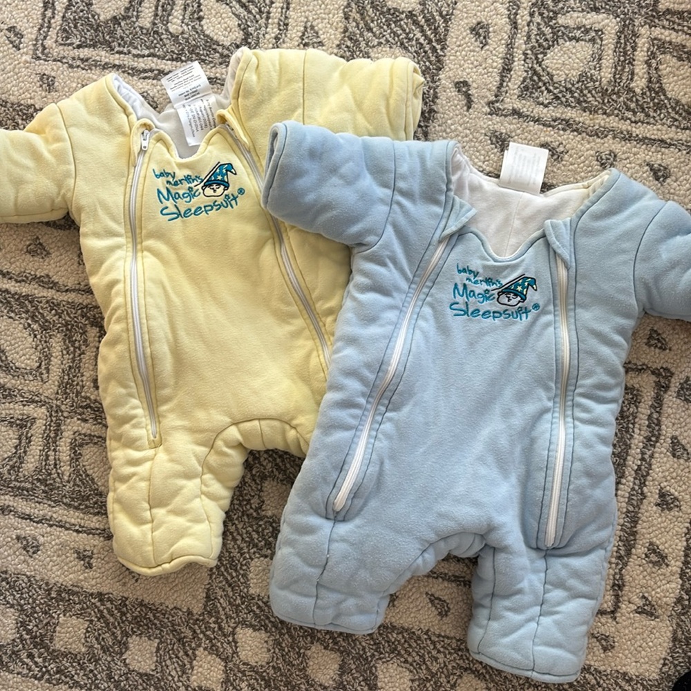 2 Magic Merlin sleep suits